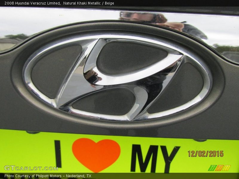 Natural Khaki Metallic / Beige 2008 Hyundai Veracruz Limited