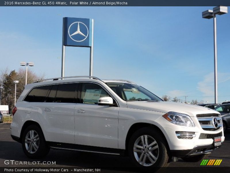 Polar White / Almond Beige/Mocha 2016 Mercedes-Benz GL 450 4Matic