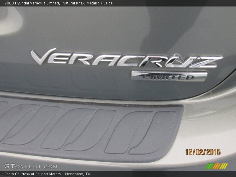 Natural Khaki Metallic / Beige 2008 Hyundai Veracruz Limited