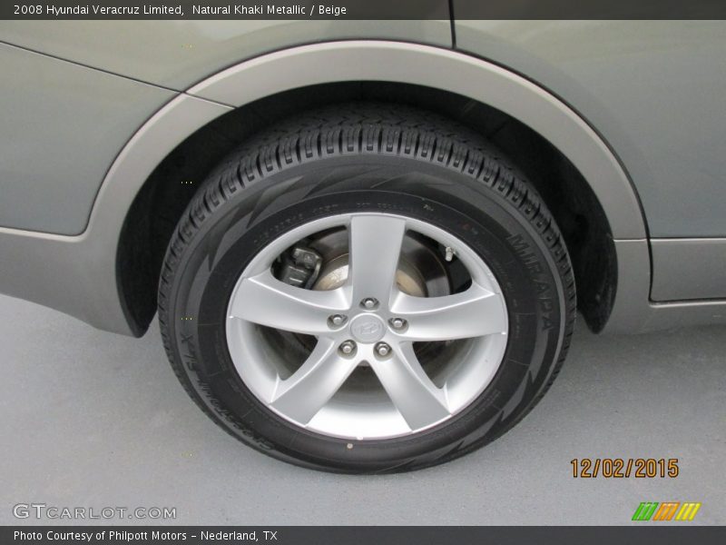 Natural Khaki Metallic / Beige 2008 Hyundai Veracruz Limited