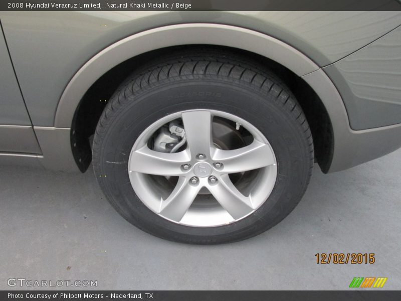Natural Khaki Metallic / Beige 2008 Hyundai Veracruz Limited