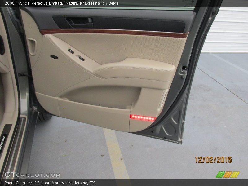 Natural Khaki Metallic / Beige 2008 Hyundai Veracruz Limited