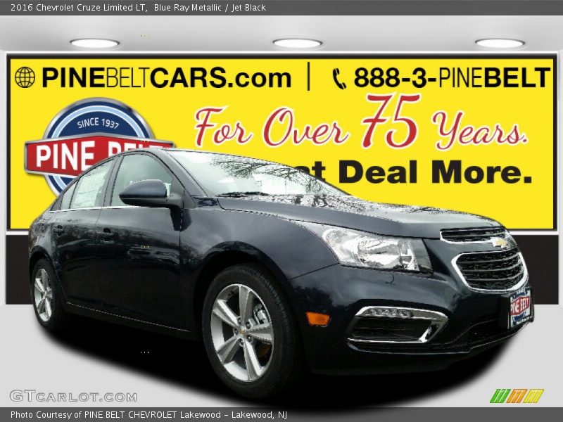 Blue Ray Metallic / Jet Black 2016 Chevrolet Cruze Limited LT