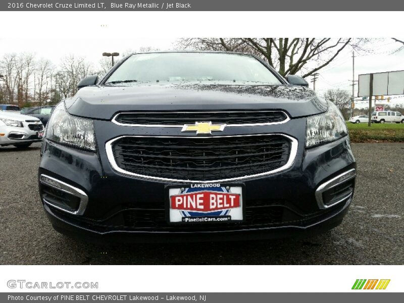 Blue Ray Metallic / Jet Black 2016 Chevrolet Cruze Limited LT