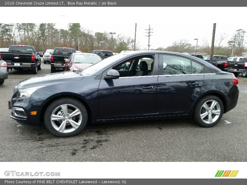 Blue Ray Metallic / Jet Black 2016 Chevrolet Cruze Limited LT