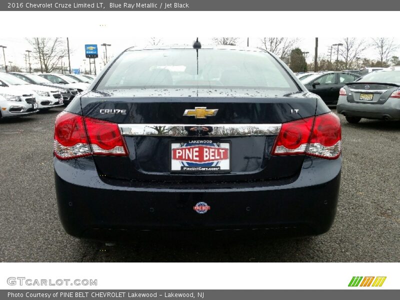 Blue Ray Metallic / Jet Black 2016 Chevrolet Cruze Limited LT