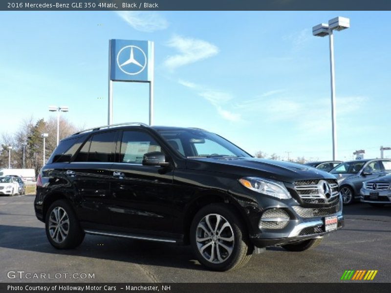 Black / Black 2016 Mercedes-Benz GLE 350 4Matic