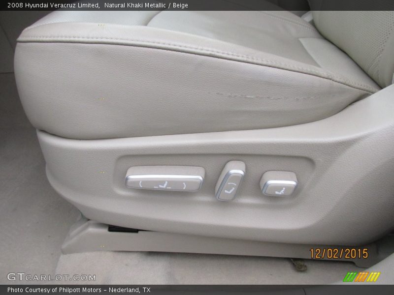 Natural Khaki Metallic / Beige 2008 Hyundai Veracruz Limited