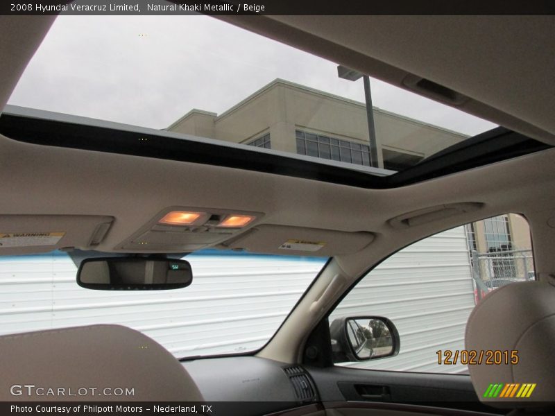 Natural Khaki Metallic / Beige 2008 Hyundai Veracruz Limited