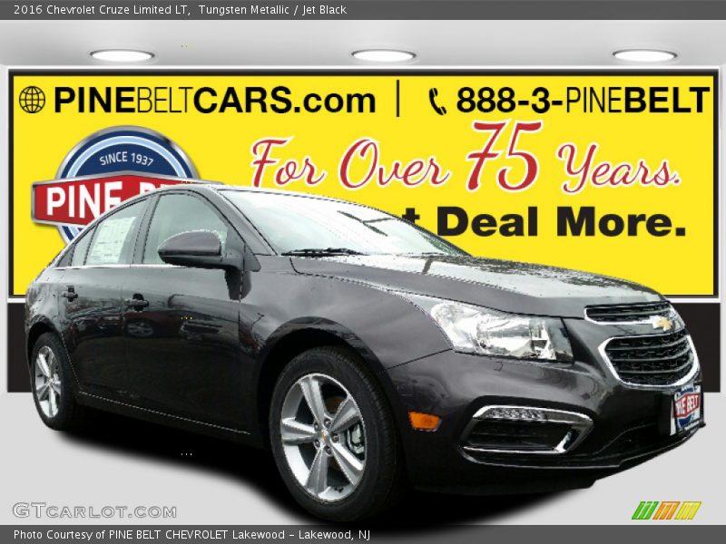 Tungsten Metallic / Jet Black 2016 Chevrolet Cruze Limited LT