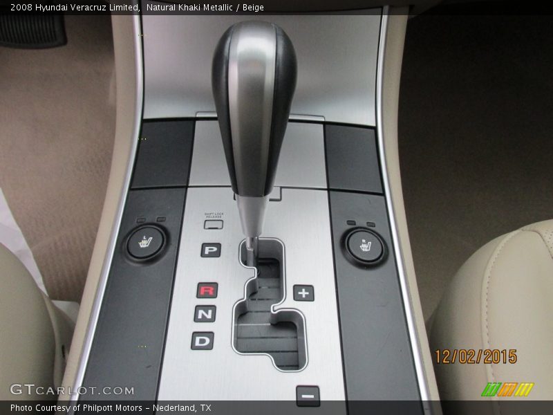 Natural Khaki Metallic / Beige 2008 Hyundai Veracruz Limited