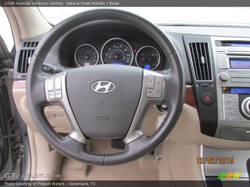 Natural Khaki Metallic / Beige 2008 Hyundai Veracruz Limited