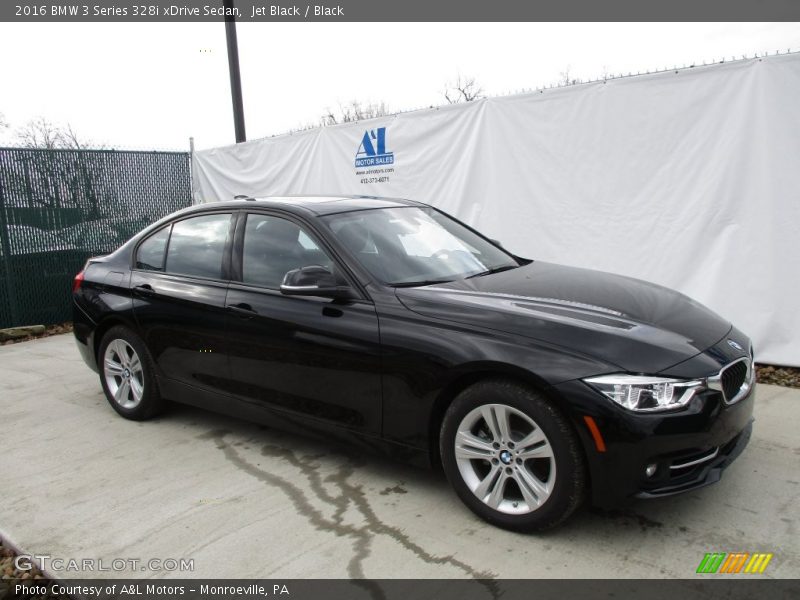 Jet Black / Black 2016 BMW 3 Series 328i xDrive Sedan