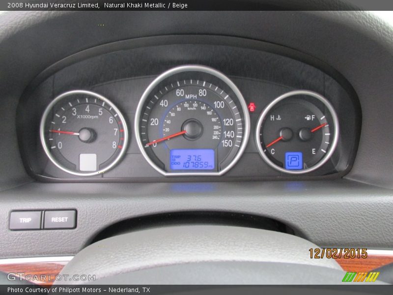 Natural Khaki Metallic / Beige 2008 Hyundai Veracruz Limited