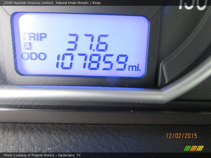 Natural Khaki Metallic / Beige 2008 Hyundai Veracruz Limited