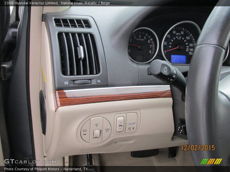 Natural Khaki Metallic / Beige 2008 Hyundai Veracruz Limited