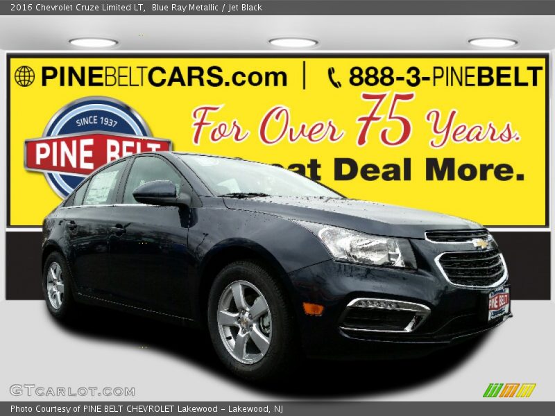 Blue Ray Metallic / Jet Black 2016 Chevrolet Cruze Limited LT