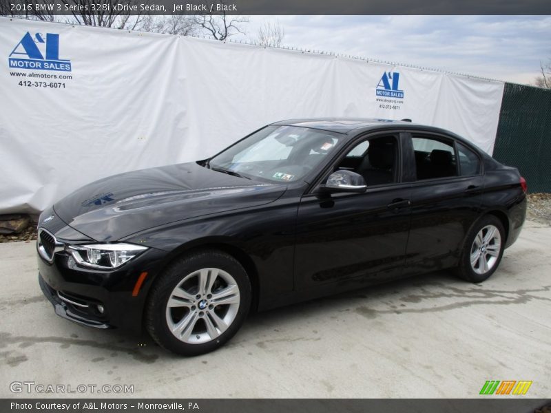 Jet Black / Black 2016 BMW 3 Series 328i xDrive Sedan