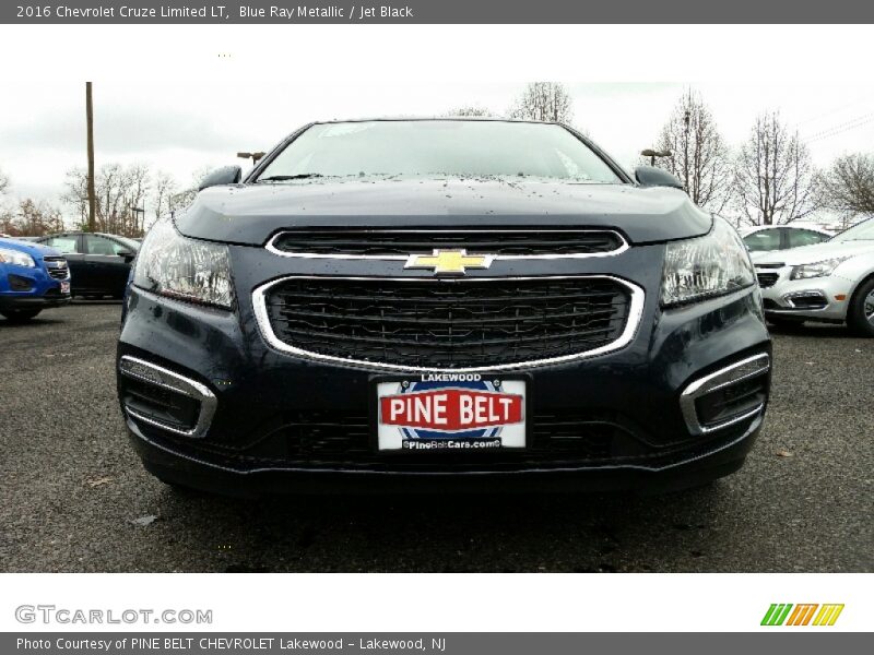 Blue Ray Metallic / Jet Black 2016 Chevrolet Cruze Limited LT