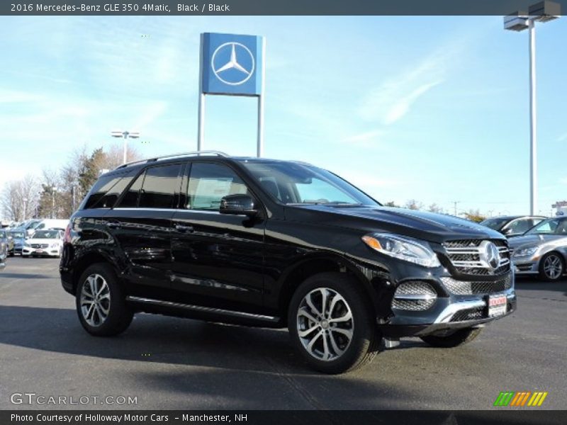 Black / Black 2016 Mercedes-Benz GLE 350 4Matic