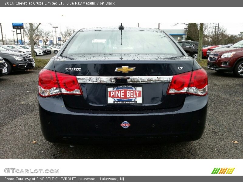 Blue Ray Metallic / Jet Black 2016 Chevrolet Cruze Limited LT