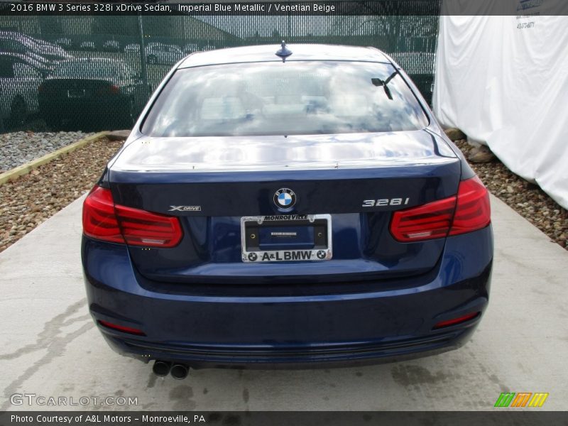 Imperial Blue Metallic / Venetian Beige 2016 BMW 3 Series 328i xDrive Sedan