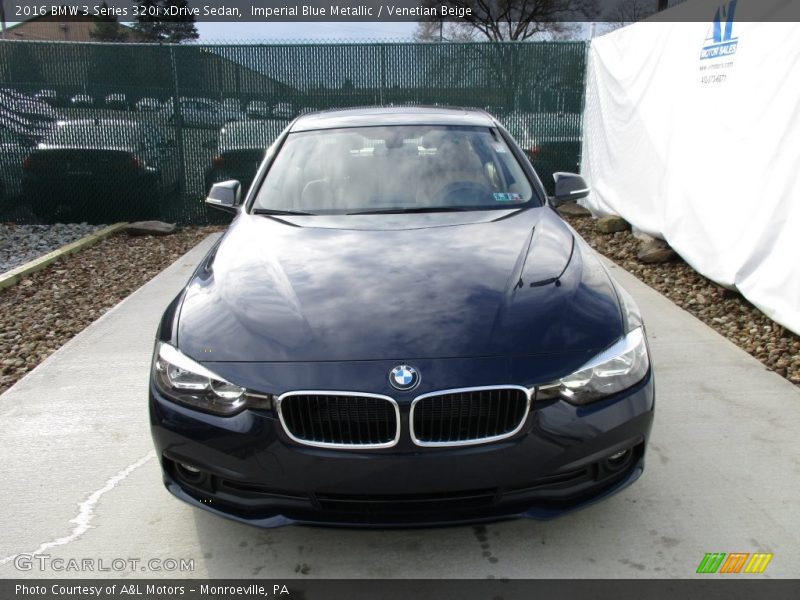 Imperial Blue Metallic / Venetian Beige 2016 BMW 3 Series 320i xDrive Sedan