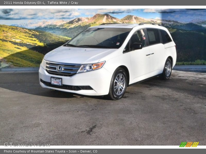 Taffeta White / Gray 2011 Honda Odyssey EX-L