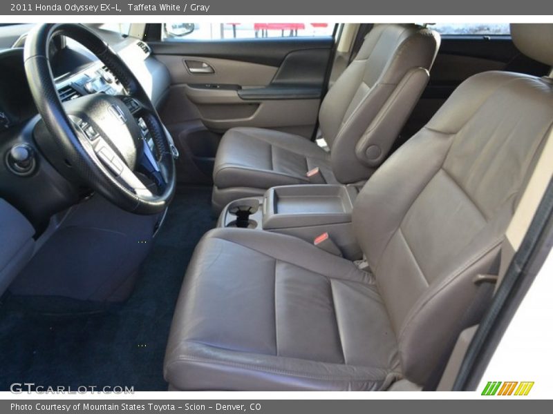 Taffeta White / Gray 2011 Honda Odyssey EX-L