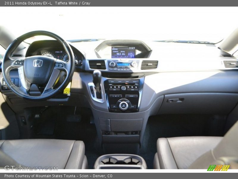 Taffeta White / Gray 2011 Honda Odyssey EX-L