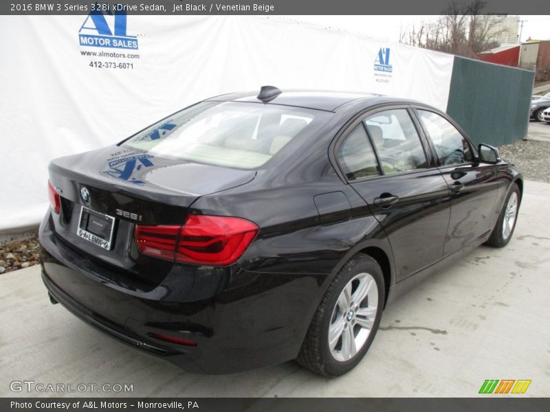 Jet Black / Venetian Beige 2016 BMW 3 Series 328i xDrive Sedan