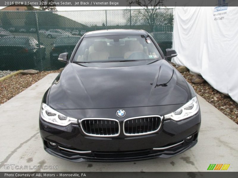 Jet Black / Venetian Beige 2016 BMW 3 Series 328i xDrive Sedan