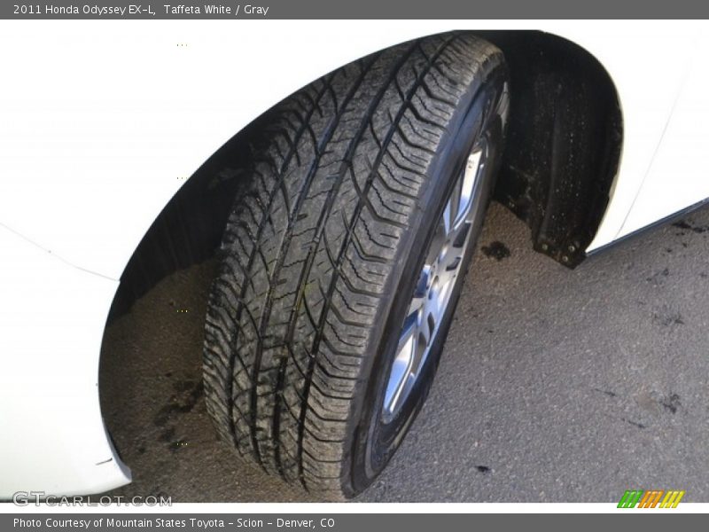 Taffeta White / Gray 2011 Honda Odyssey EX-L