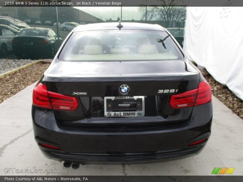 Jet Black / Venetian Beige 2016 BMW 3 Series 328i xDrive Sedan