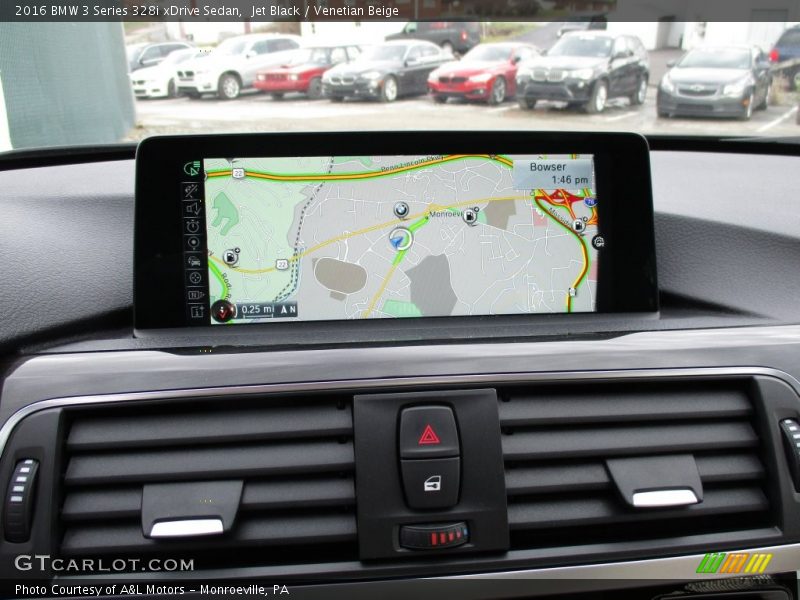 Jet Black / Venetian Beige 2016 BMW 3 Series 328i xDrive Sedan