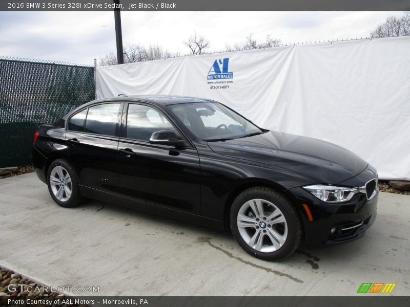 Jet Black / Black 2016 BMW 3 Series 328i xDrive Sedan
