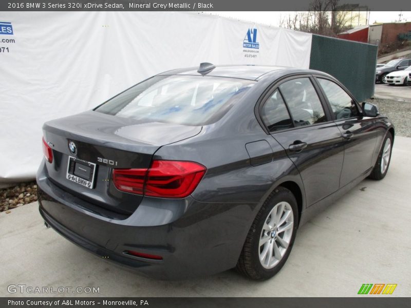 Mineral Grey Metallic / Black 2016 BMW 3 Series 320i xDrive Sedan