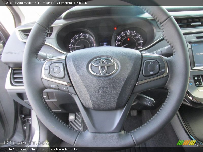 Magnetic Gray Metallic / Black 2016 Toyota Avalon XLE
