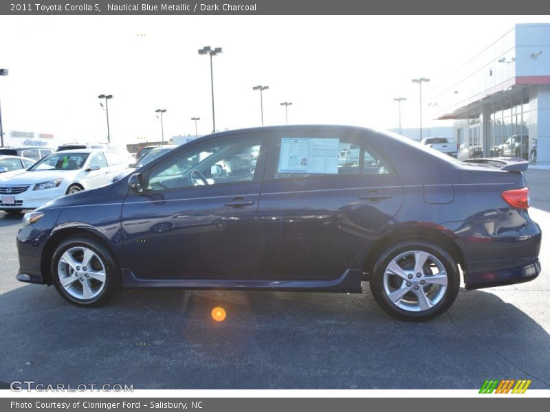 Nautical Blue Metallic / Dark Charcoal 2011 Toyota Corolla S