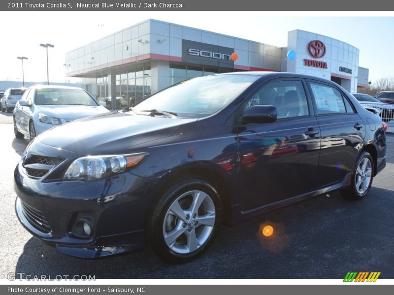Nautical Blue Metallic / Dark Charcoal 2011 Toyota Corolla S