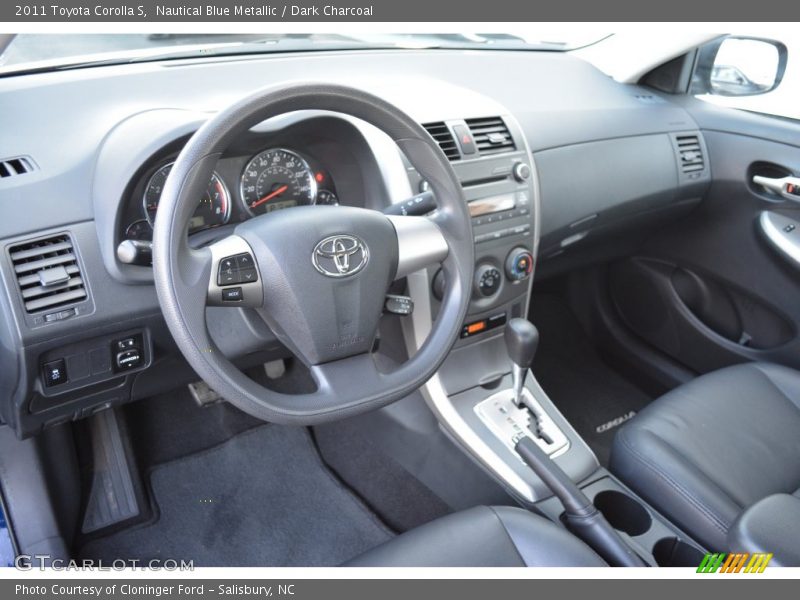 Nautical Blue Metallic / Dark Charcoal 2011 Toyota Corolla S