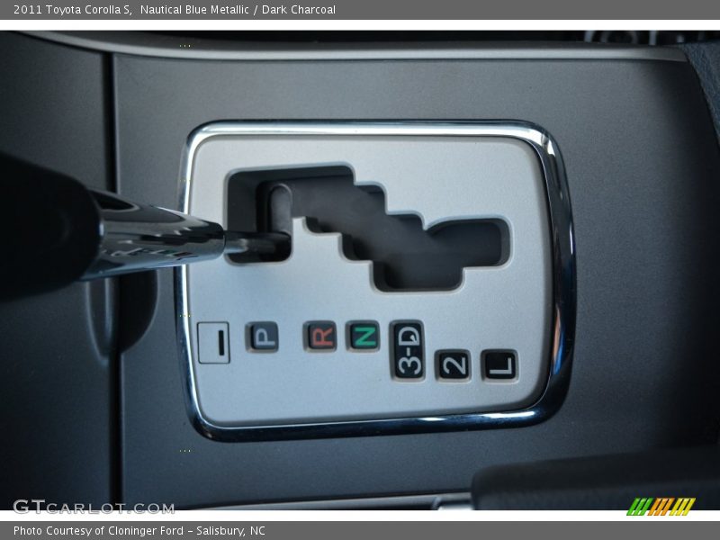 Nautical Blue Metallic / Dark Charcoal 2011 Toyota Corolla S