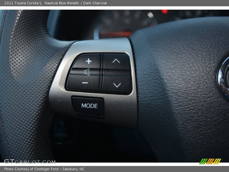 Nautical Blue Metallic / Dark Charcoal 2011 Toyota Corolla S