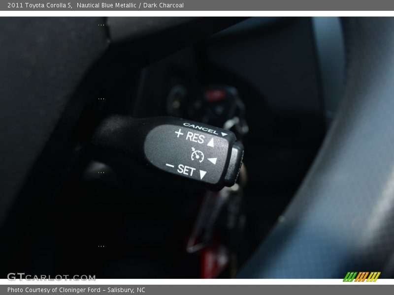 Nautical Blue Metallic / Dark Charcoal 2011 Toyota Corolla S