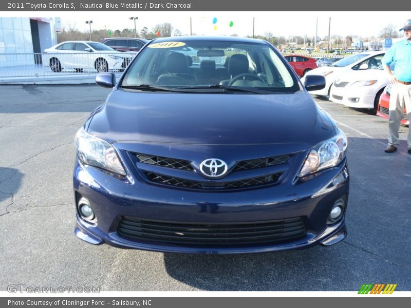 Nautical Blue Metallic / Dark Charcoal 2011 Toyota Corolla S