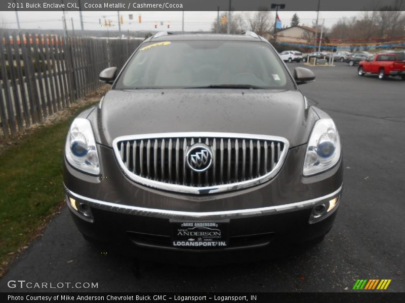 Cocoa Metallic / Cashmere/Cocoa 2011 Buick Enclave CXL