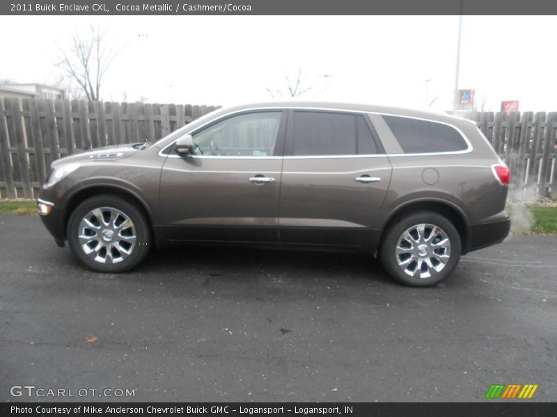 Cocoa Metallic / Cashmere/Cocoa 2011 Buick Enclave CXL