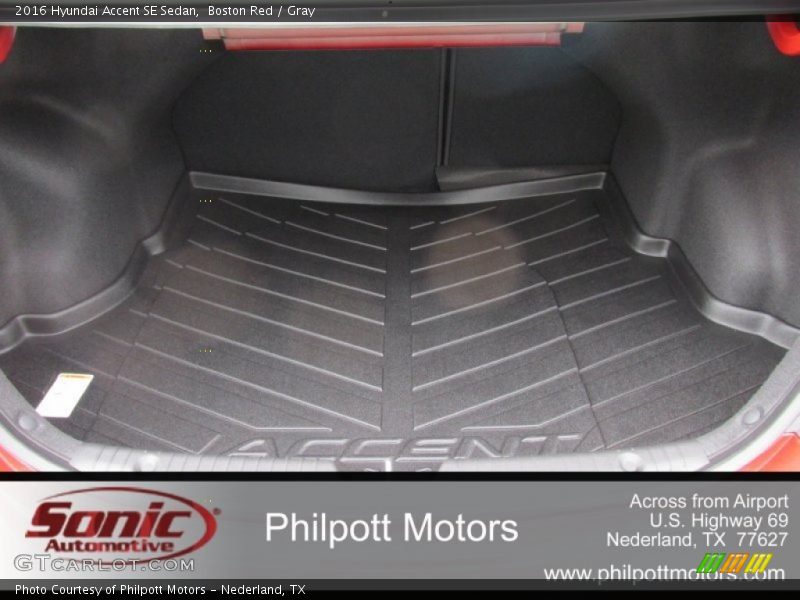 Boston Red / Gray 2016 Hyundai Accent SE Sedan