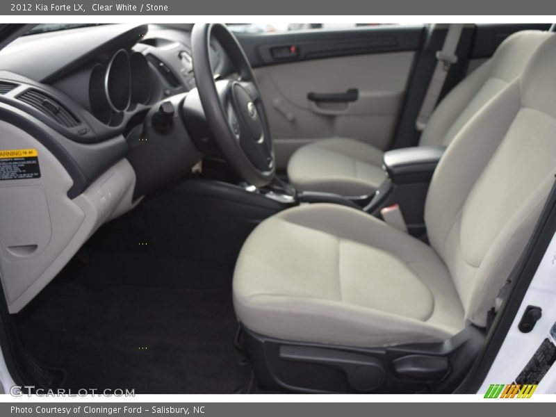 Clear White / Stone 2012 Kia Forte LX