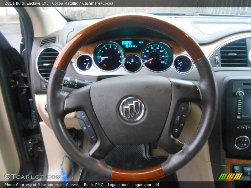 Cocoa Metallic / Cashmere/Cocoa 2011 Buick Enclave CXL